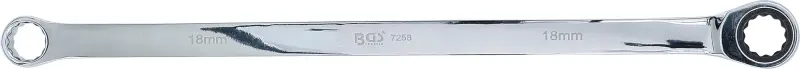 Račňových očkových kľúčov a očkových kľúčov extra dlhé 18 mm