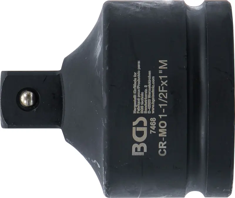 Silový nástrčný orech vnútorný štvorhran 38 mm (1-1/2") - vonkajší štvorhran 25 mm (1")