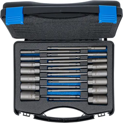 Nástrčné hlavice 1/4" 6hranné 5,5 ÷ 19 mm BGS1070147 velmi dlouhé (Sada 15 dílů) (BGS1070147)
