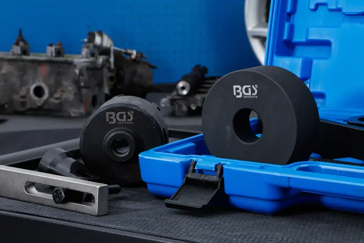 Přípravky BGS1070149 pro opravu dvouspojkové převodovky VAG DSG (Sada 9 dílů) (BGS1070149)