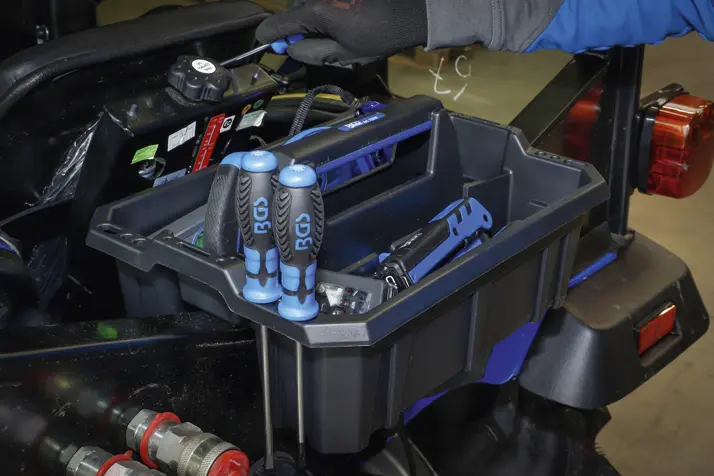 Přenosný box na nářadí BGS1070224 plastový včetně nářadí (66 dílů) (BGS1070224)