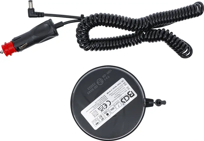 Aku otočný maják pr. 130 mm s magnetem BGS1070343 - žlutý (2,6 Ah) (BGS1070343)