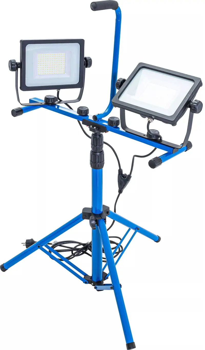Pracovní duo SMD LED svítilna se stativem 2× 7, BGS 85338 (BGS1085338)
