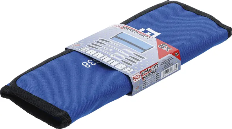 Sada háčků s rovnými a zaoblenými hroty | 8dílná (BGS108638)