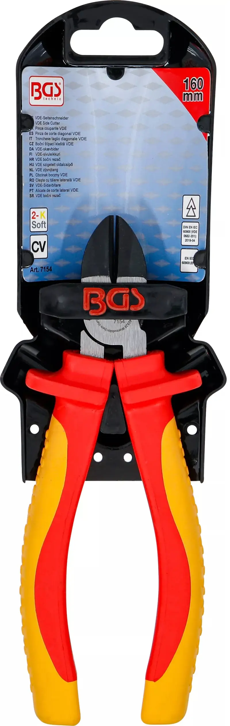 Boční štípací kleště 160 mm BGS107154 VDE (DIN EN 60900) (BGS107154)