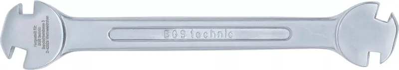 Klíč na napínání drátů ve výpletu kola BGS107180. Pro niple 4,5 ÷ 6,3 mm (BGS107180)