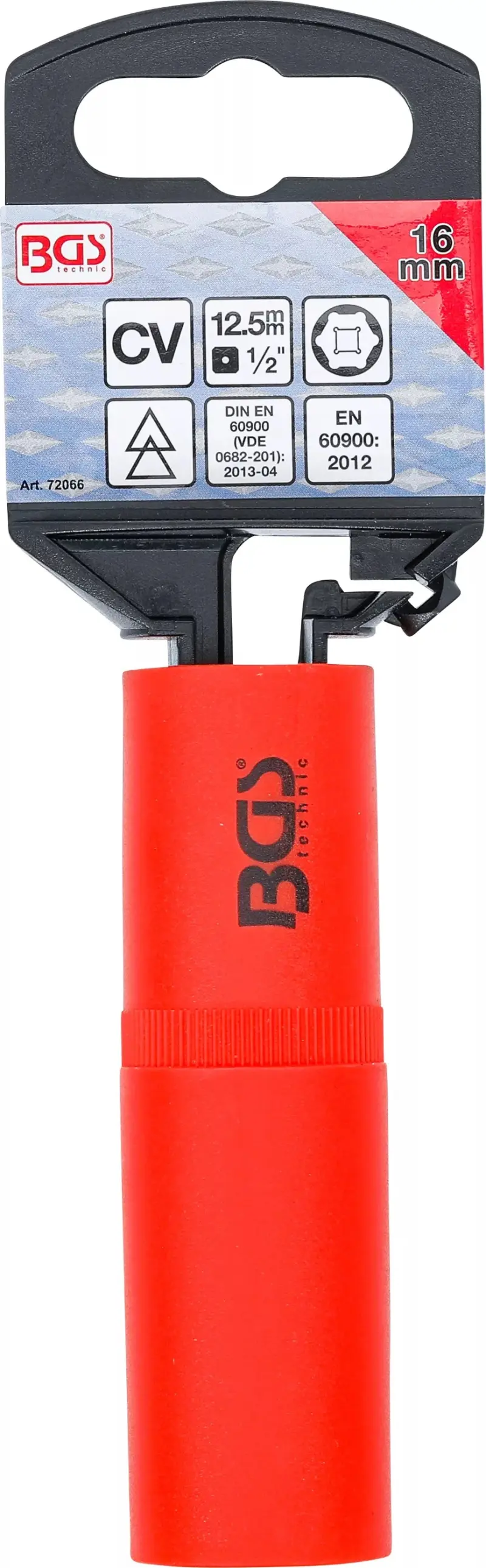 Nástrčná hlavice 1/2" 16 mm BGS1072066 VDE (BGS1072066)