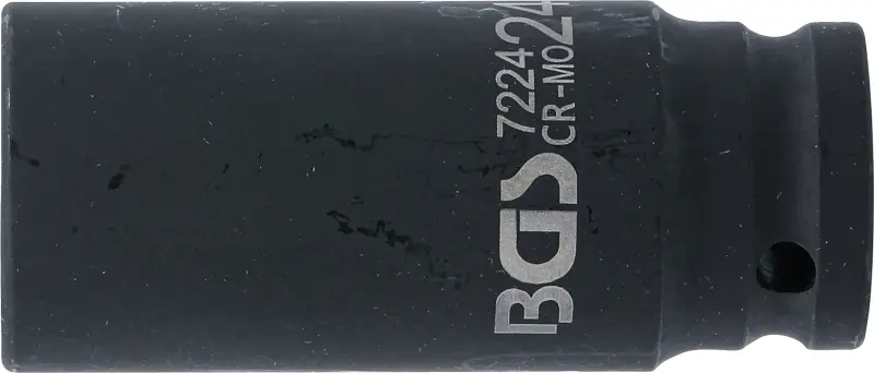 Nástrčná hlavice 1/2" 24 mm BGS107224, prodloužená, tvrzená, Pro Torque (BGS107224)