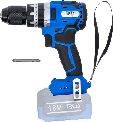 Aku rázový vrtací šroubovák BGS107360 bezkartáčový, 65 Nm (Bez aku) (BGS107360)