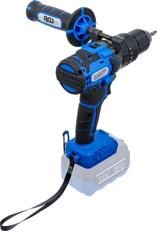 Aku rázový vrtací šroubovák BGS107360 bezkartáčový, 80 Nm (Bez aku) (BGS107361)