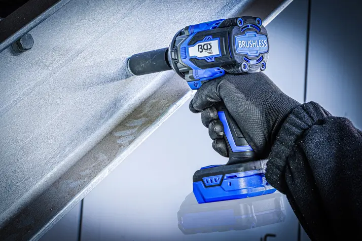 Aku rázový utahovák 1/2" BGS107363 bezkartáčový, 550 Nm (Bez aku) (BGS107363)