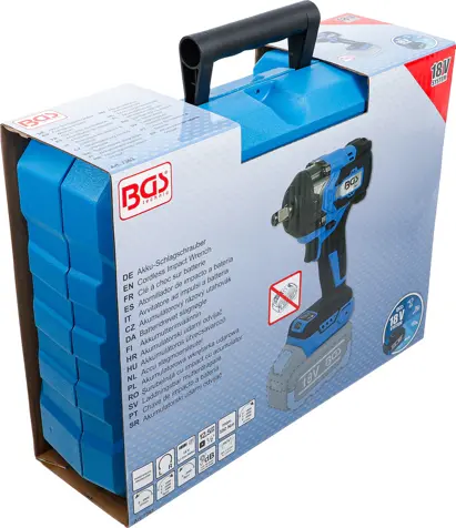 Aku rázový utahovák 1/2" BGS107363 bezkartáčový, 550 Nm (Bez aku) (BGS107363)