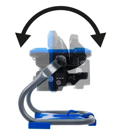 Aku LED pracovní svítidlo BGS107375 sklopné (Bez aku) (BGS107375)