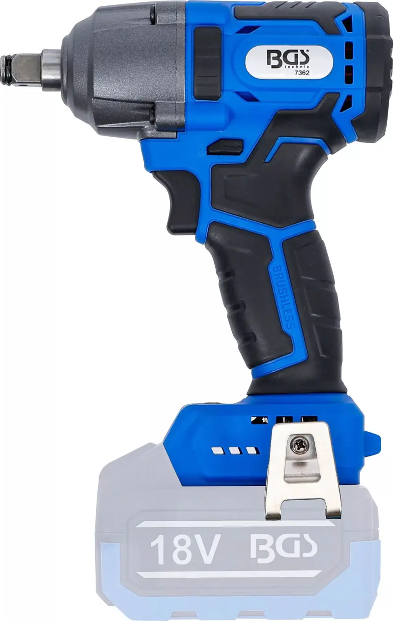 Aku bezuhlíkový rázový utahovák 1/2" 18 V BGS107392 (400 Nm) (BGS107392)