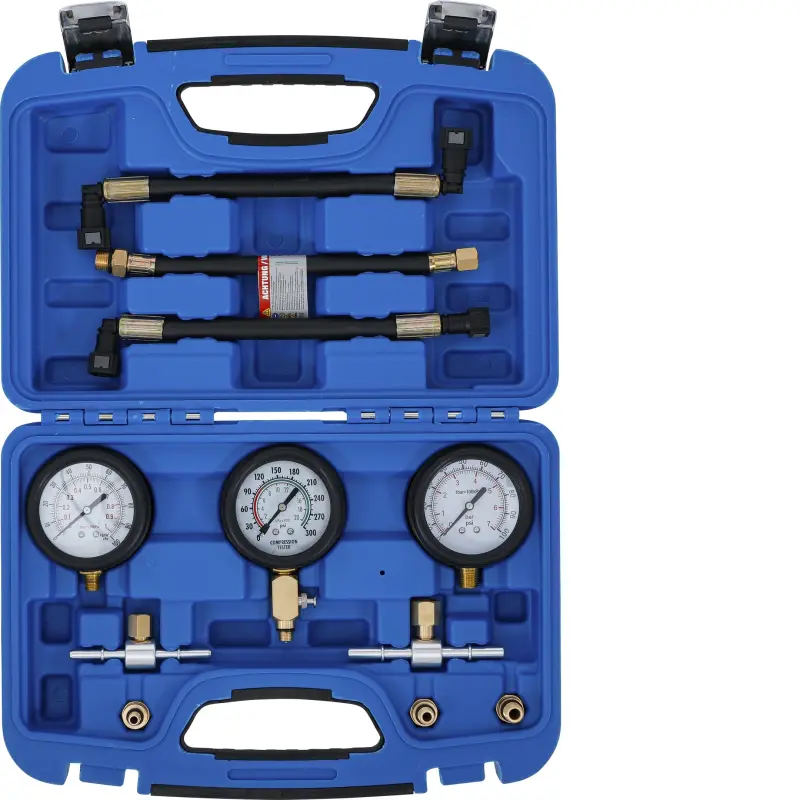 Testery komprese a tlaku paliva BGS1074355 pro motocykly (Sada 11 dílů) (BGS1074355)