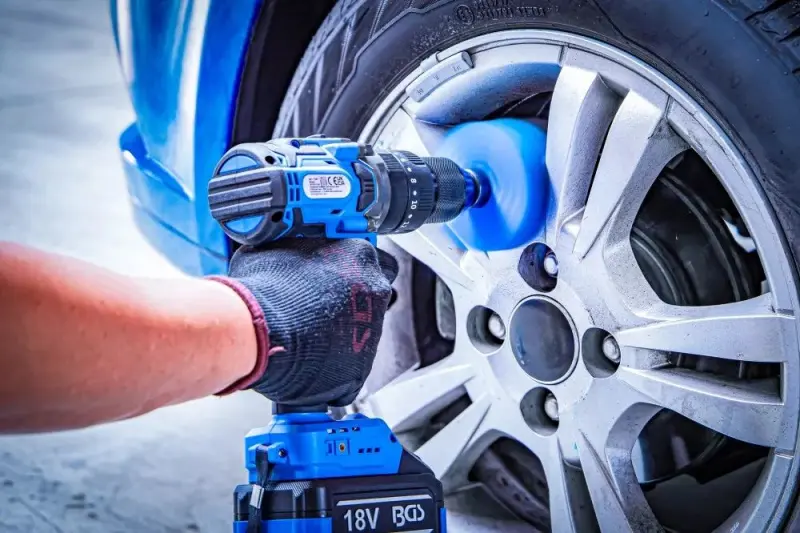 Brusné/lešticí kotoučky BGS1074367 včetně kartáčového nástavce pro vrtačky (Sada 16 dílů) (BGS1074367)