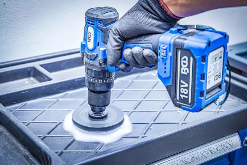 Brusné/lešticí kotoučky BGS1074367 včetně kartáčového nástavce pro vrtačky (Sada 16 dílů) (BGS1074367)