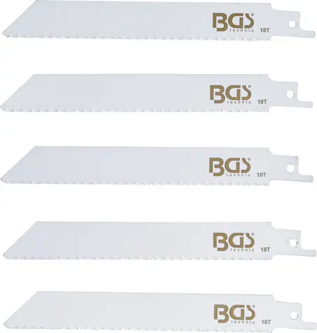 Pilové plátky BGS1074382 pro šavlovou pilu BGS 70993 (Sada 5 ks) (BGS1074382)