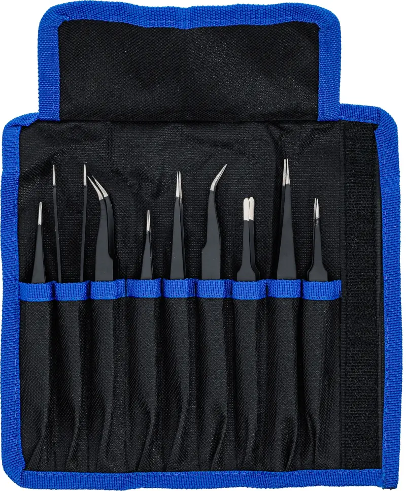 Pinzety BGS1074413 z nerezové oceli (Sada 9 dílů) (BGS1074413)