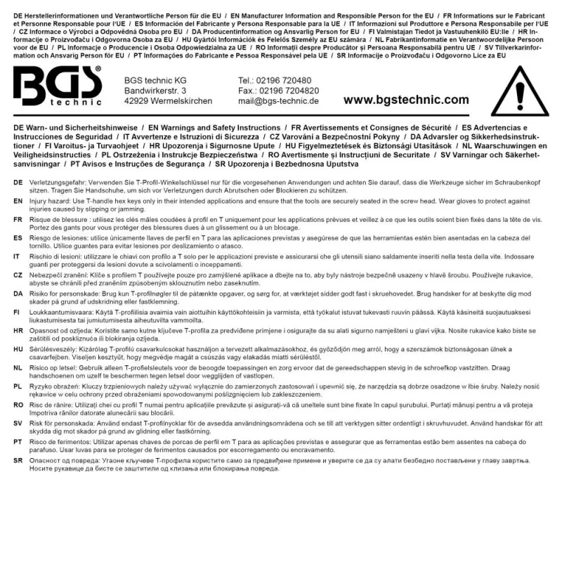 Zástrčné klíče T10 ÷ T50 Multicolour, s vrtáním a kulovou hlavou (Sada 9 ks) BGS1074464 (BGS1074464)