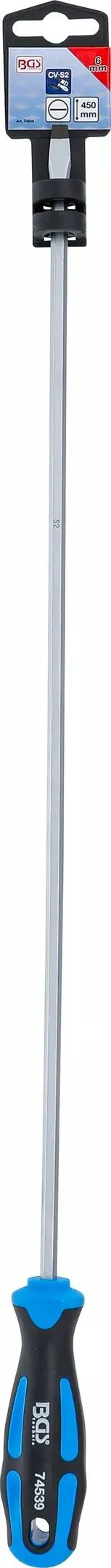 Šroubovák SL 6 mm, čepel 450 mm BGS1074539 extra dlouhý (BGS1074539)