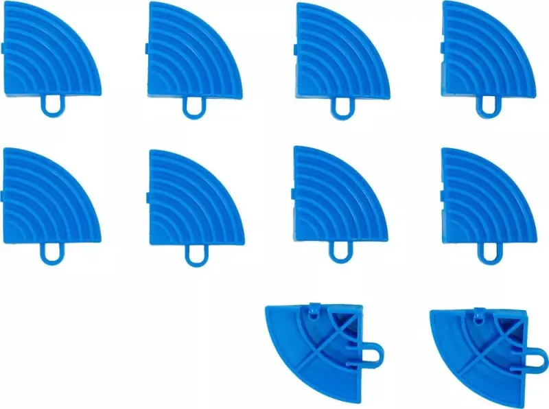 Plastové dlaždice - rohové 57 x 57 x 18 mm. Click-Systém (Sada 10 ks) BGS1074548 (BGS1074548)