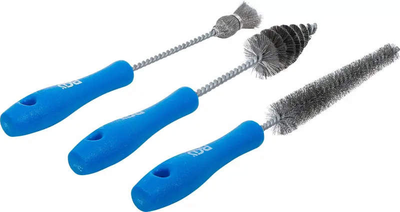 Ruční kartáče BGS1074575 na čištění dieselových vstřikovačů (Sada 3 ks) (BGS1074575)