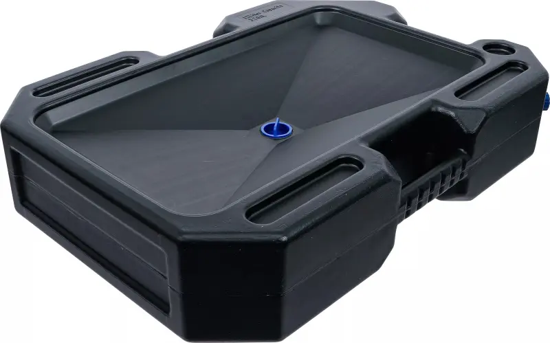 Nádoba - kanystr 12 l na vypouštění, odkapávání oleje a provoz. kapalin s výlevkou BGS1074611 (BGS1074611)