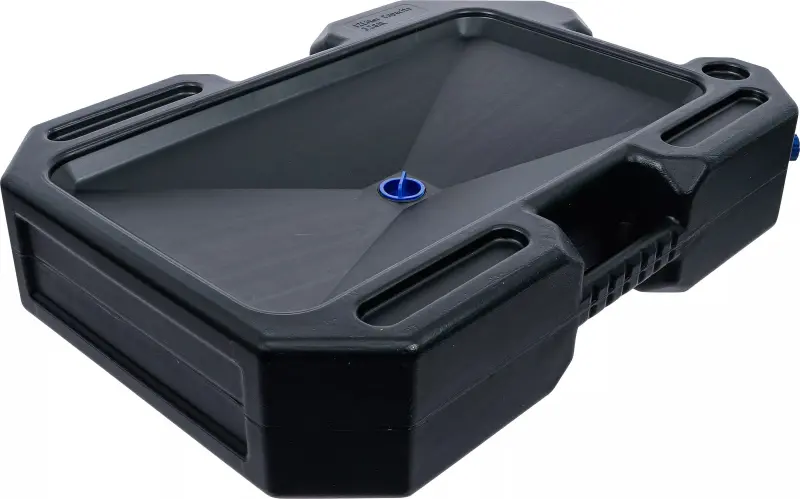 Nádoba - kanystr 12 l na vypouštění, odkapávání oleje a provoz. kapalin s výlevkou BGS1074611 (BGS1074611)