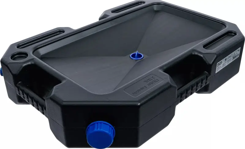 Nádoba - kanystr 12 l na vypouštění, odkapávání oleje a provoz. kapalin s výlevkou BGS1074611 (BGS1074611)