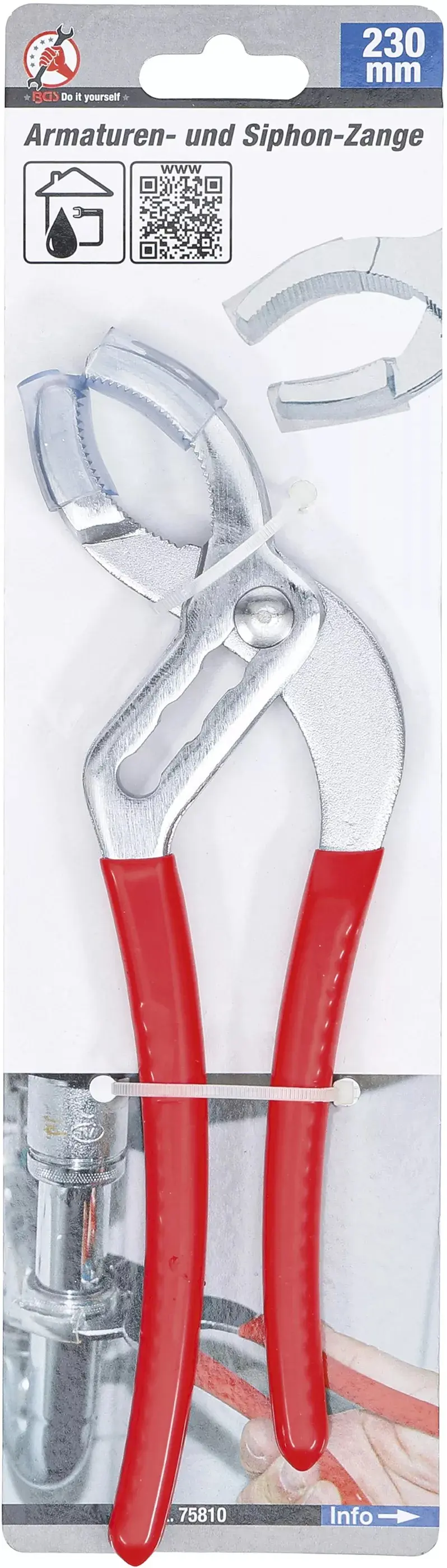 Kleště Kraftmann 230 mm na armatury a sifony BGS1075810 (BGS1075810)