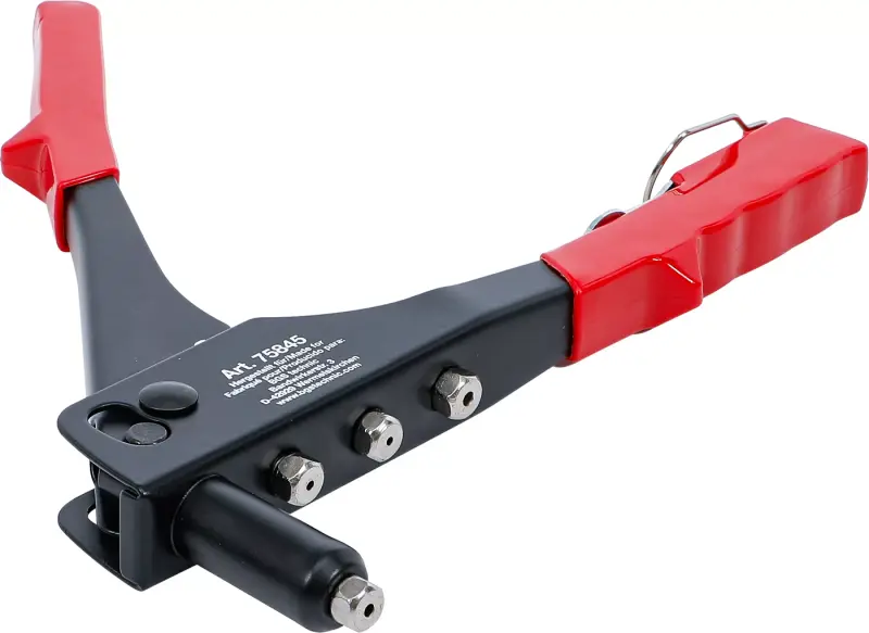 kleště nýtovací, 4 nástavce, 2,4-4,8 mm (BGS1075845)