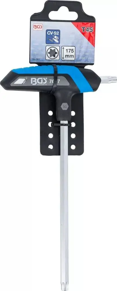 Zástrčný klíč s T-rukojetí a T-profilem (pro Torx) T45 BGS107617 (BGS107617)