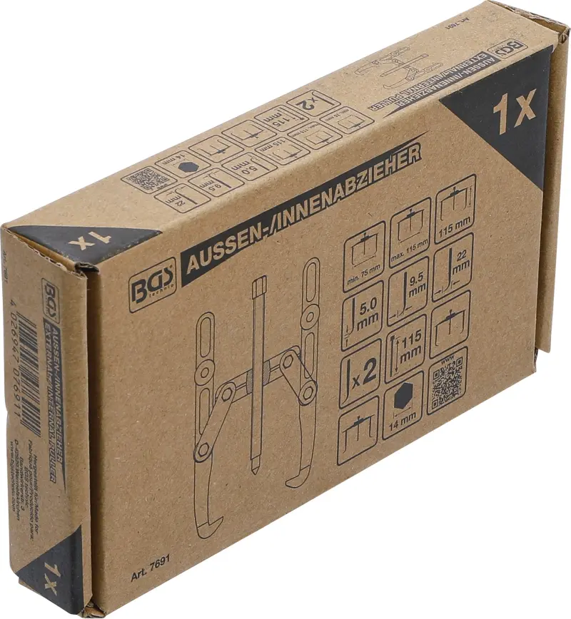 Stahovák dvouramenný 100 mm BGS107691 (BGS107691)