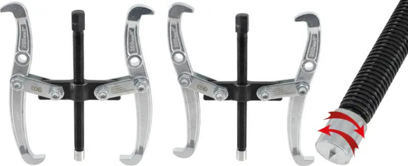 Vnější/vnitřní 2ramenné stahováky 40 ÷ 225 mm BGS107716 Sada 2 ks (BGS107718)