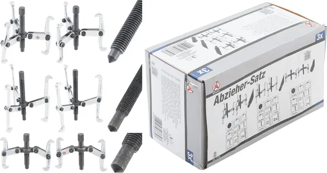 Stahováky Kraftmann BGS107730 dvou a tří ramenné 75-100-150 mm (BGS107730)