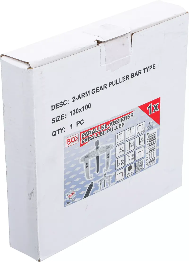 Dvouramenný stahovák 50 ÷ 130 mm pro vnitřní průměry BGS 7781 (BGS107781)