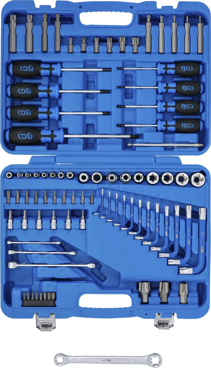 Šroubovací nářadí BGS 7849 v kufru - 84 dílů (BGS107849)