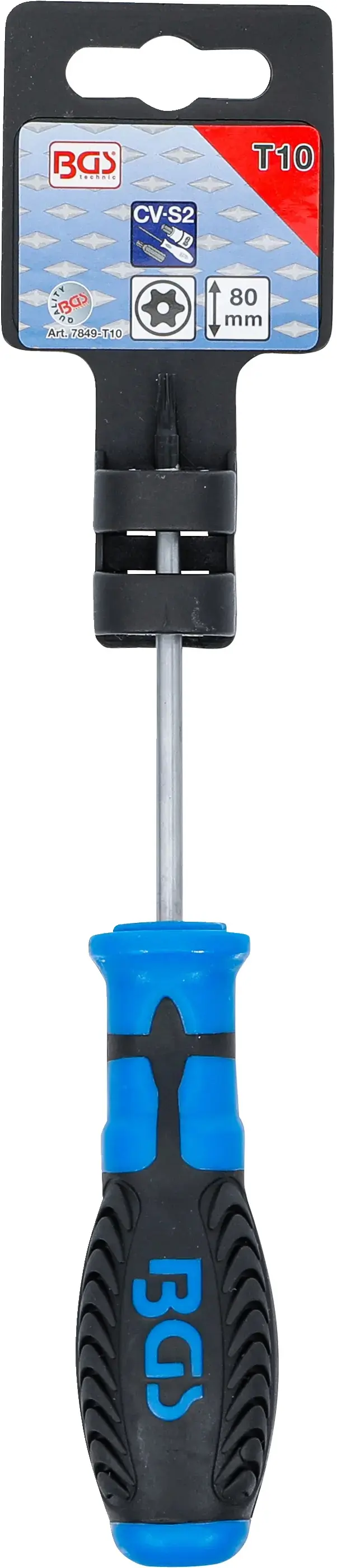 Šroubovák T-profil T10 BGS107849-T10 s otvorem (BGS107849-T10)