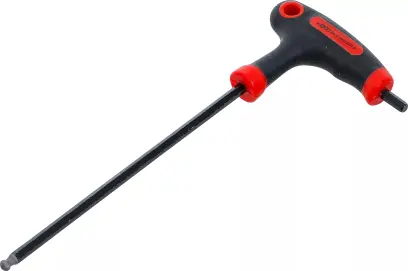 Zástrčný šestihranný klíč (inbus) Kraftmann 5 mm s T-rukojetí BGS107882-5 a boční čepelí (BGS107882-5)