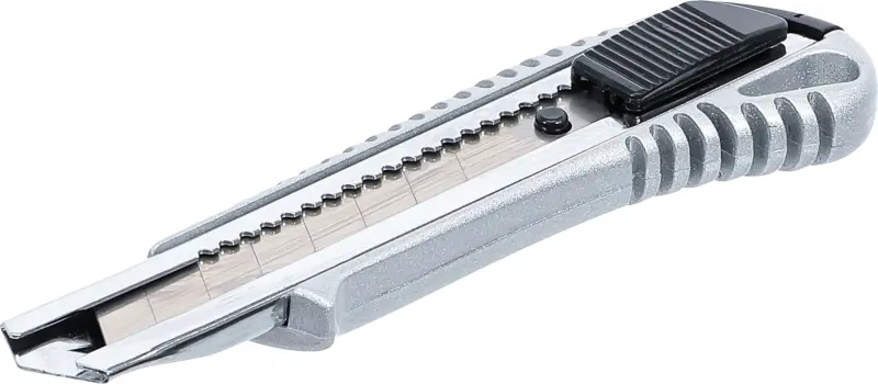 Nůž s odlamovací čepelí 0,50/18 mm BGS 107958 a ocel. vodítkem (BGS107958)
