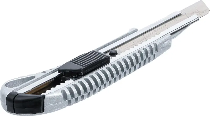 Nůž s odlamovací čepelí 0,50/18 mm BGS 107958 a ocel. vodítkem (BGS107958)