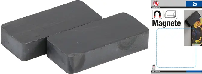 Magnety Kraftmann BGS1079901 keramika. Sada 2 díly (BGS1079901)