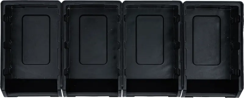 Ukládací boxy se závěsnou kolejnicí BGS1080195 (Sada 4 díly) (BGS1080195)