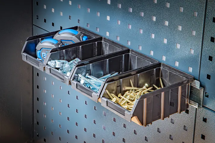 Ukládací boxy se závěsnou kolejnicí BGS1080195 (Sada 4 díly) (BGS1080195)